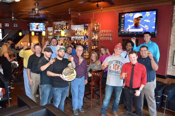 Raise your glass! Cheers to being included in the Top 60 Bourbon Bars in America! <a href="/4RosesBourbon/">Four Roses Bourbon</a> <a href="/GoBourbon/">The Bourbon Review</a>