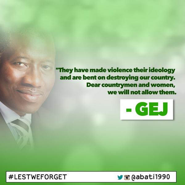 R_abati1990's tweet photo. #2014 Independence Day Broadcast by President Jonathan. #October 1. http://t.co/BKjP9d2Wkg