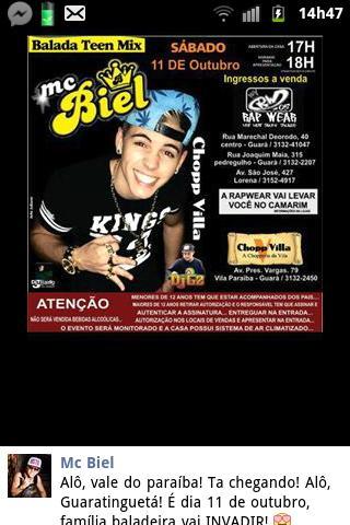 bielfodecmg's tweet photo. @McBlEL cada dia.mais ,meu coraçao enche de orgulho por vc te amo vida ,eh pode crer que eu num vo perde esse sonho! http://t.co/wvX4E4V49Q