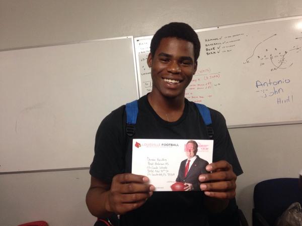 Nation's top DE for 2018! Freshman Davoan Hawkins 6'4 240lb--received his first letter today. youtu.be/zjDQgXRNLWU