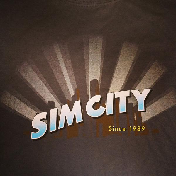 Front of my <a href="/simcity/">SimCity</a> shirt:
