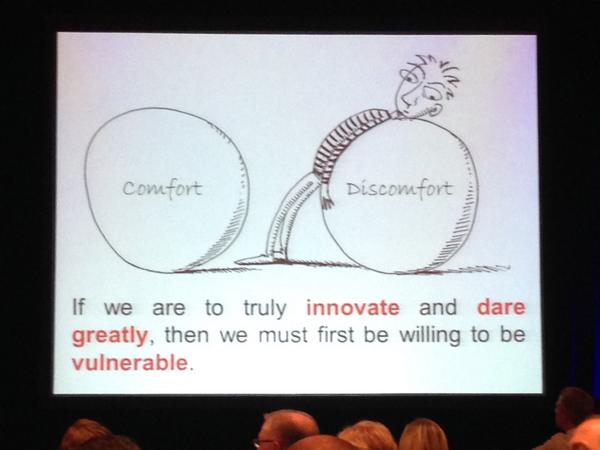 mpoweringed's tweet photo. MUST lean in to discomfort! #edleader21 @SPSLearning http://t.co/GOiaqwhUH0