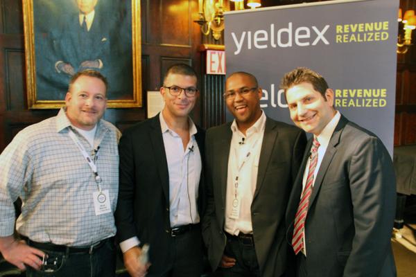 Operative_Media's tweet photo. Thanks to today's awesome #yieldexsummit panelists Mark Bernstein, @ricardocollison and @ericfranchi. Great talk! http://t.co/77a5qpy8Sa