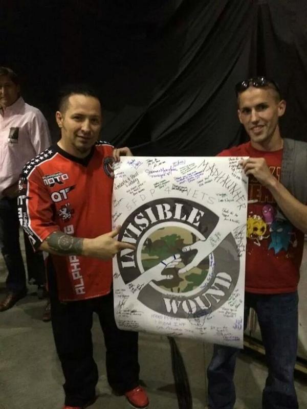 InvWound's tweet photo. We had a great time at #mohegansun, thanks to @Eleven7Music @FFDP @hellyeahband @nothingmorerock @VOLBEAT http://t.co/0UWUu7zSSl