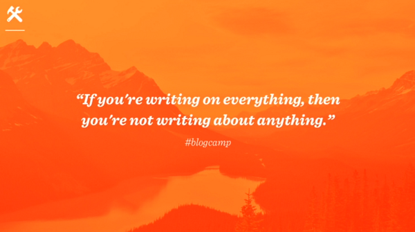 kris_duran's tweet photo. Write about something, not everything #blogcamp14 http://t.co/sCHMzfrYbo