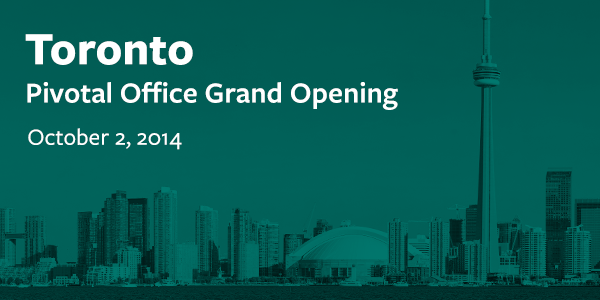 vmwaretanzulabs's tweet photo. Tomorrow we're hosting our amazing clients in Toronto for an Office Grand Opening celebration! Can't wait! #PivotalTO http://t.co/1QOnqj9NWm