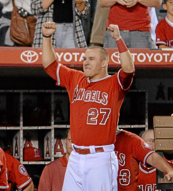 Mike Trout and the Angels are looking to make a deep October run. (@LADailyNewz/Twitter) 