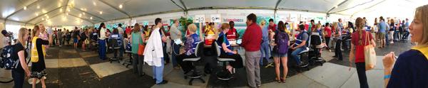 RexPerry's tweet photo. A panorama may be the only way to capture all the action #flulapalooza. http://t.co/95bMb0bpxb