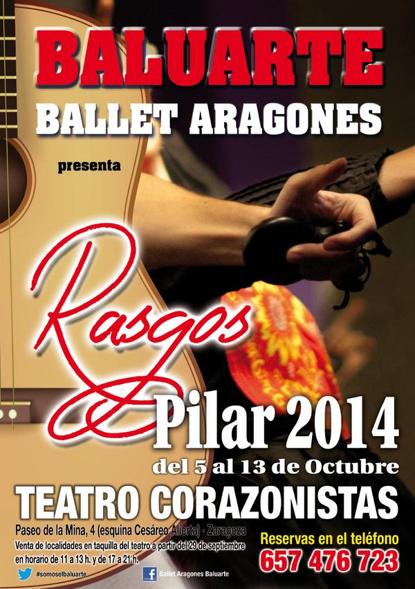 baluarteBA's tweet photo. Baluarte Aragonés presenta su espectáculo "Rasgos" #Pilares2014 #Jotas #Zaragoza #SomosElBaluarte http://t.co/TrirLeIYd8