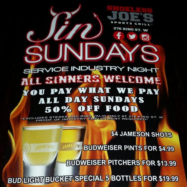 JVegas32's tweet photo. EACH &amp; EVERY SUNDAY @ SHOELESS JOE'S. MSG YOUR $0ULJR $U$PECT FOR RESERVATIONS....647 403 9255/JIMMYVEGAS32@GMAIL.COM http://t.co/ozNNsut2Mt