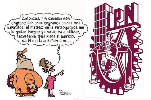 piochiapas's tweet photo. "Reforma politécnica": Patricio. El Chamuco / #TodosSomosPolitécnico http://t.co/lNSW5Hw5JN