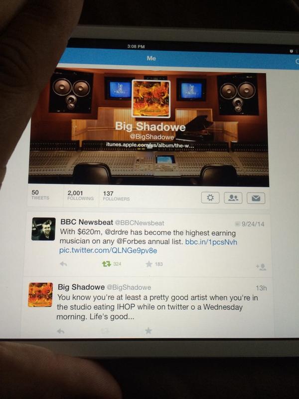 BigShadowe's tweet photo. Uuuuh yea. Full of myself. SYH (Shake YOUR head). http://t.co/xHZ3eEoPaH