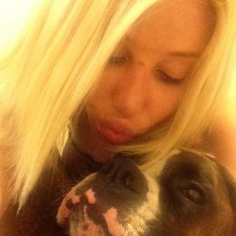 My fury baby and I. #kisses #boxer http://t.co/2BgoVY6fd8<a href="/tag/kisses"class="tags">#kisses</a><a href="/tag/boxer"class="tags">#boxer</a>