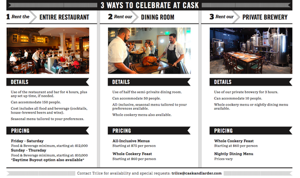 We have some great new #HolidayParty options for celebrating at #CaskandLarder this year! caskandlarder.com/celebrate-at-c…