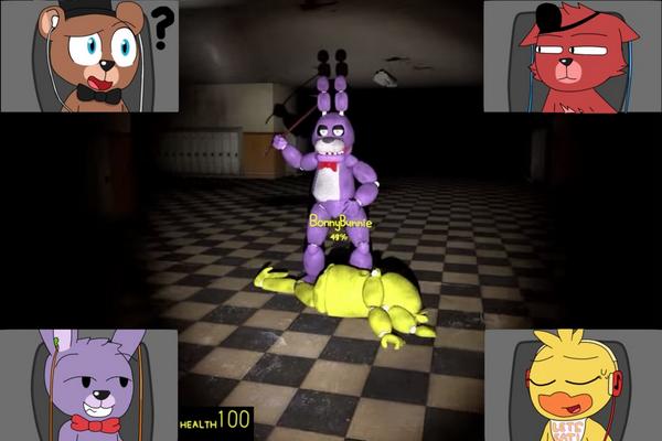 AtFreddys's tweet photo. Freddy and the gang playing Gmod #FNAF http://t.co/sB9SYeiBfW