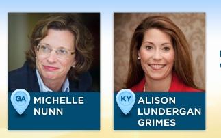 Michelle Nunn won't say if she voted for Obama (Video)