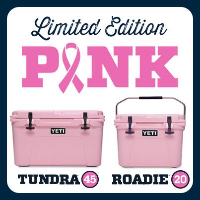 Yeti Roadie 20 Pink  Pink cooler, Pink yeti cooler, Pink yeti