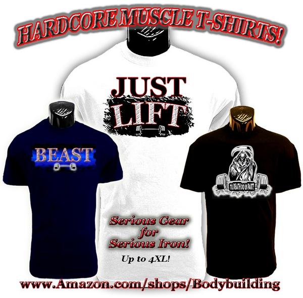 MuscleGear's tweet photo. New #Weightlifting tshirts for hardcore #gym rats! http://t.co/lu9WDwkN2j #beastmode #biceps #flex #miscers #npc #fit http://t.co/0rSCddlsea