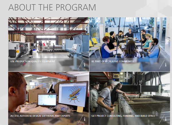 AutodeskEDU's tweet photo. Want to spend a few months at our #Pier9 workshop? Apply to our artist in residence program: http://t.co/34CcgM5rao http://t.co/umK1NShcb7