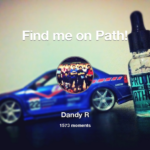 7DandyR's tweet photo. I've shared 1,573 memories with my friends on #Path - see them now at http://t.co/F5OGlRBboM! #thepersonalnetwork http://t.co/pDQDP4FX46