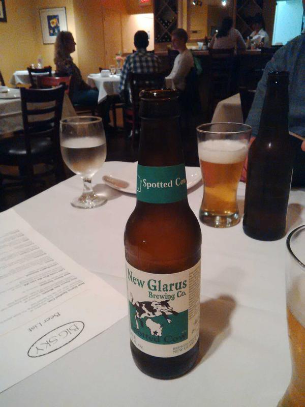 Echt iets voor Wisconsin: Spotted Cow bier