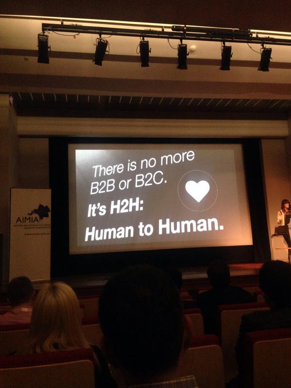 CassieDeColling's tweet photo. Human to human connection is key for brand storytelling  @GSHSS can't wait to launch our next project  @AIMIAvic http://t.co/38aoYHNVJc