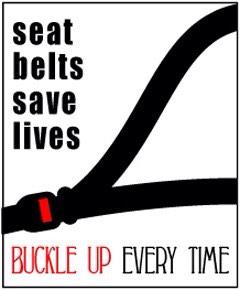 Teens are 4x more likely to die just by getting in a car, remember wear your seatbelt to beat the odds!