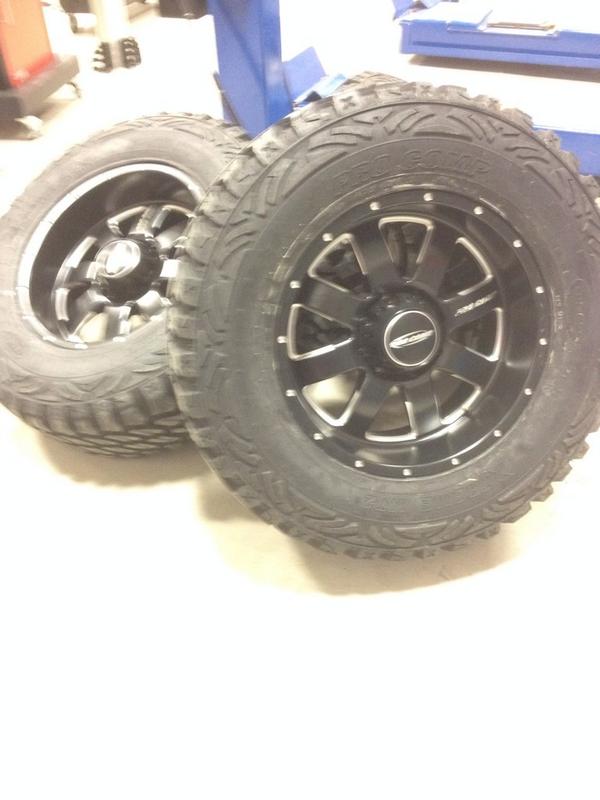 nome_cory's tweet photo. Pro comp rims and tires @4WheelParts http://t.co/fk5113Km4U