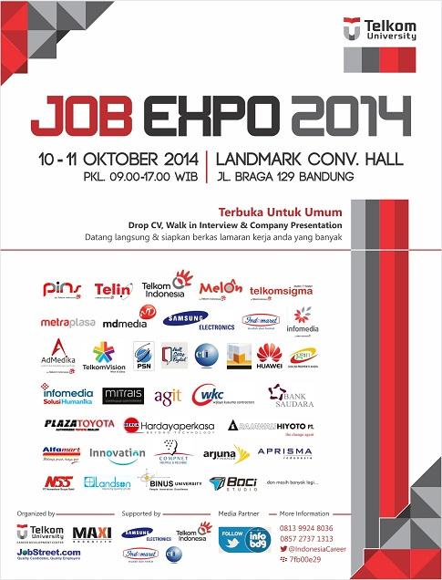 <a href="/CalendarBDG/">CalendarBDG</a> Job Expo Bandung 10-11 Okt"14 ||Gd.Landmark, Jl.Braga Bandung
