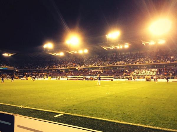 FDelellio's tweet photo. Soirée mouvementée mais très agréable au stade #CVDS hier soir. #anddor http://t.co/L9xcawpeEy