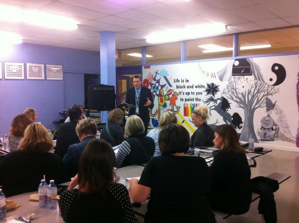 ShawnMcKillop's tweet photo. A great night! @GEDSB has incredible parents who want to make a difference for students! Happy to lead a session! http://t.co/OiE99CVkY7