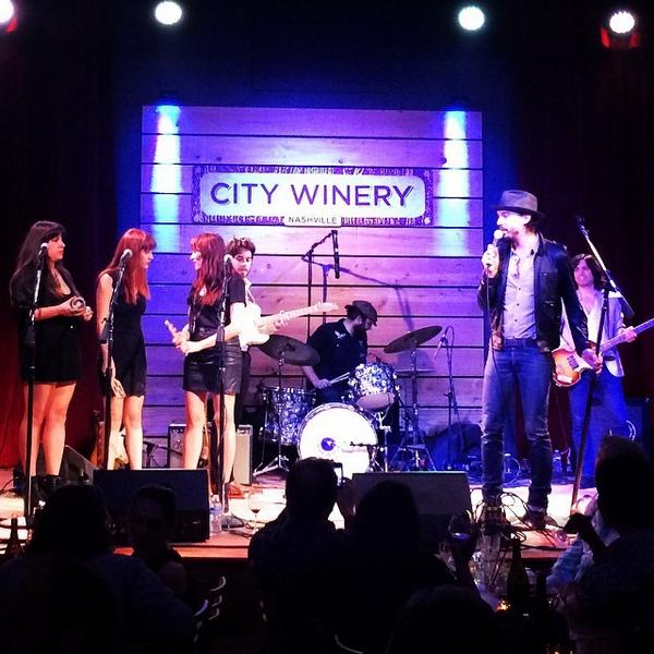 CityWineryNSH's tweet photo. @corychisel kicking off our Grand Opening party tonight! #citywinerynashville #corychisel http://t.co/udlDGZKLMT http://t.co/mdMt7HQ0MN
