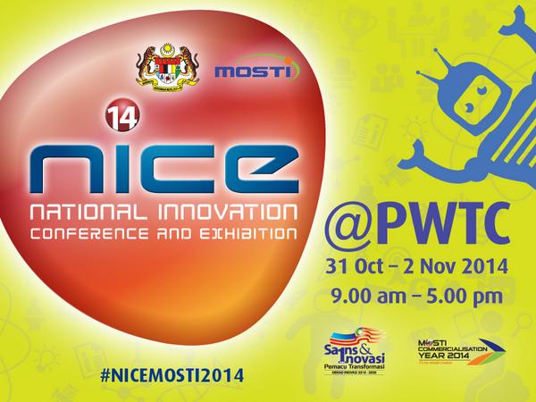 officialmosti's tweet photo. Conference . Exhibition . Business . Award.
Temui kami di NICE 2014 #NICEMOSTI2014 #MCY2014 #technology  #innovation http://t.co/4LEZ6NeZ7R
