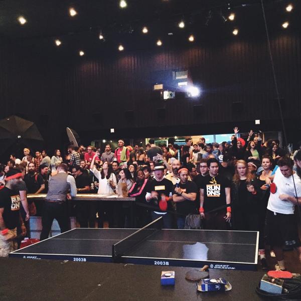 unbounce's tweet image. Ain&apos;t no party like a #TechPong party!