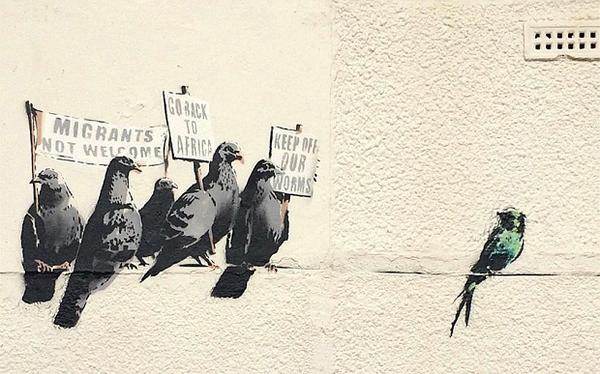Banksy mural destroyed by council officials after a complaint that it was 'racist' fw.to/IEEpKTe