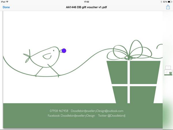 DoodlebirdJ's tweet photo. We now offer Gift Vouchers!

Artwork courtesy of @AliArthington ❤️ http://t.co/mu6DhipUZf
