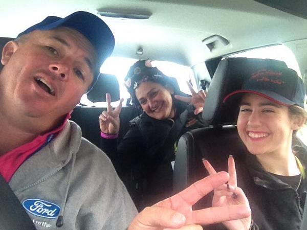 SDF team cruising the new fords at the Royal Melbourne show.