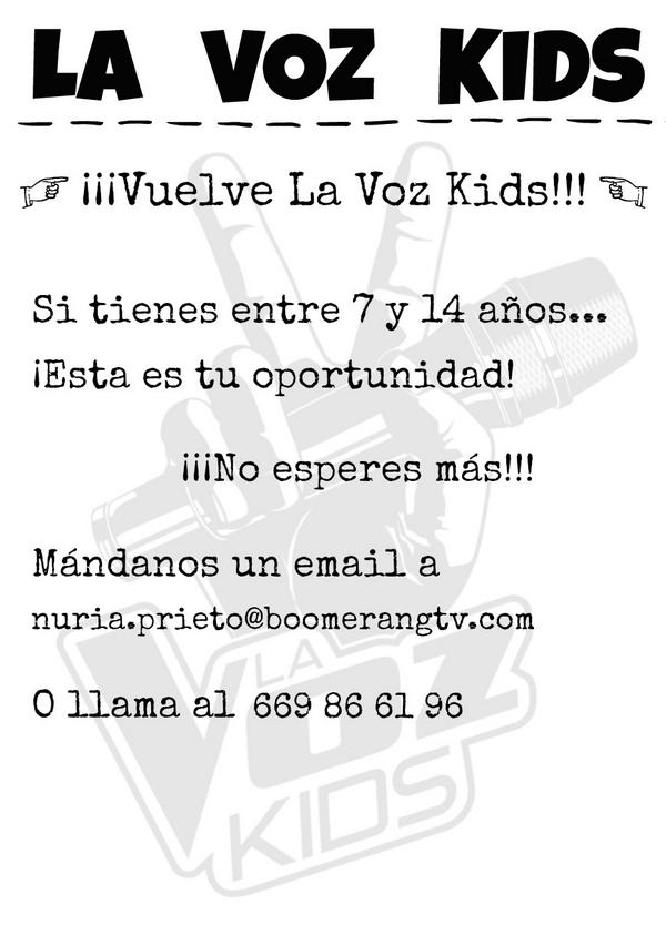 NURIA_TV's tweet image. @MembaDavid David, soy Nuria, la redactora de La Voz Kids! Sígueme y ayúdame con los casting de LA VOZ KIDS II