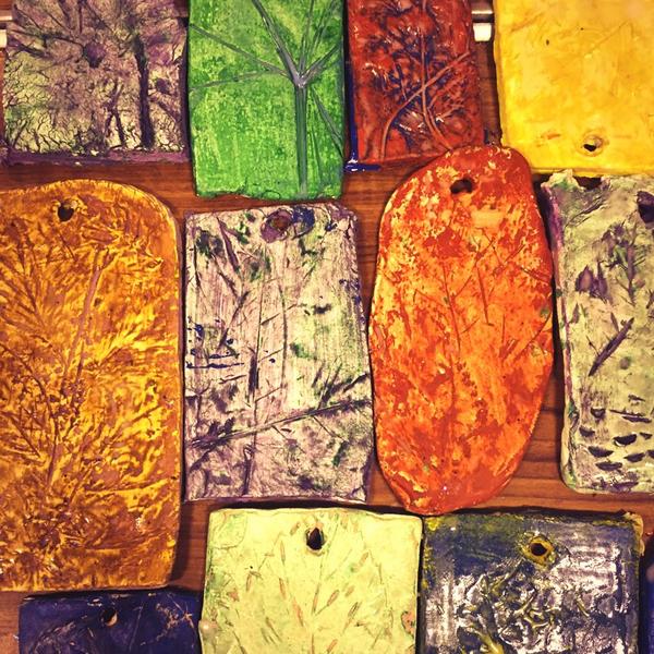 poss_Abilities's tweet photo. Making clay relief art with service users using autumn leaves at Witley rd Day centre http://t.co/QKmwQRonMw