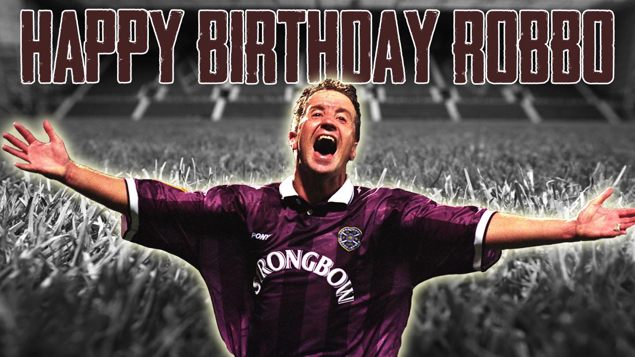 Hip hip Hoorayyy!!:-DHappy birthday to the great man himself, the hammer of Hibs...JOHN ROBERTSON! 