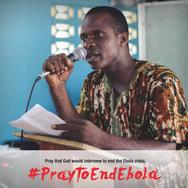 simintl's tweet photo. Day 4. Pray for pastors serving churches and communities hit by Ebola. #praytoendebola http://t.co/VV3DNcvM8g