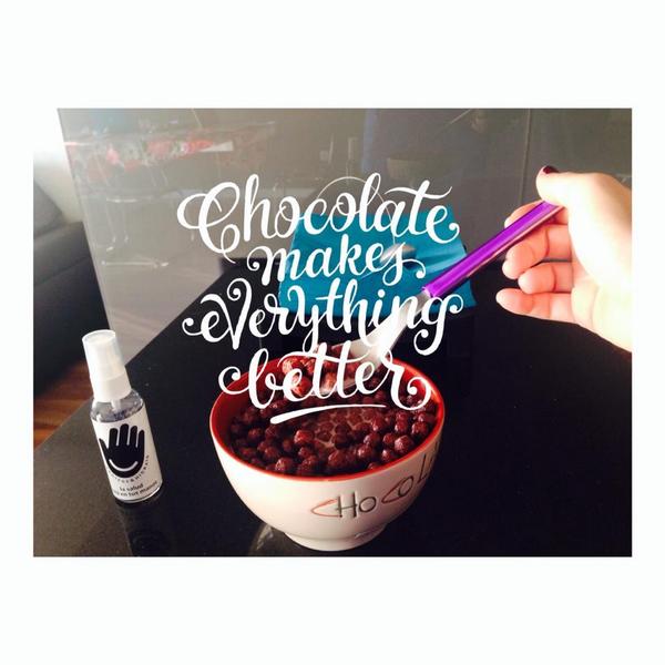 touchland's tweet image. #chocolate makes everything better.. Happy thursday touchlanders!! #chocoholic #chocolateproblems #chocolateaddict