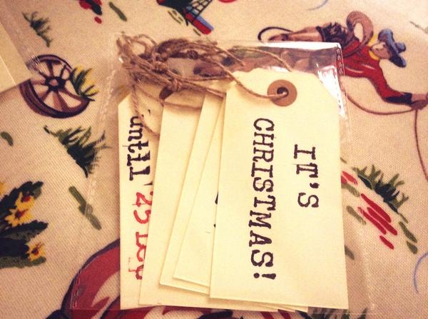 franky_laine's tweet photo. #gifttags #typewriterfont bagged up, labelled, ready for #craftfair #craftfromtheheart http://t.co/kIV3yesma3