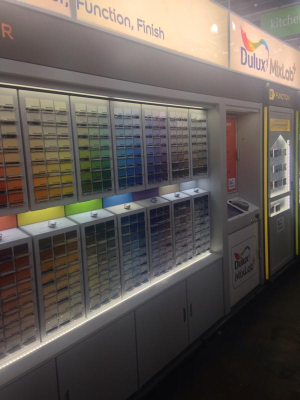 interiorstylist's tweet photo. Ooh look what has just arrived at my local @Homebase_PR - @duluxuk mixlab!! #genuinelyexcited #paintgeek #design http://t.co/LxllEqb7zt