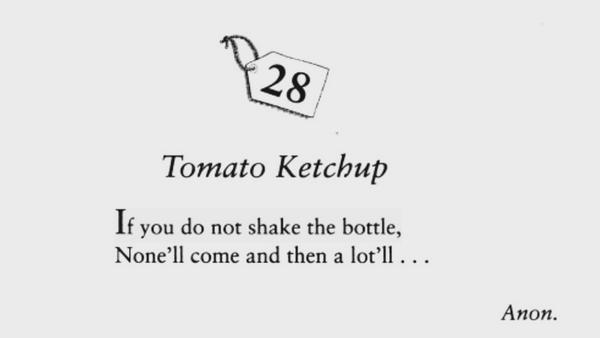 Ketchup Poem Tomato Ketchup Ketchup Poems