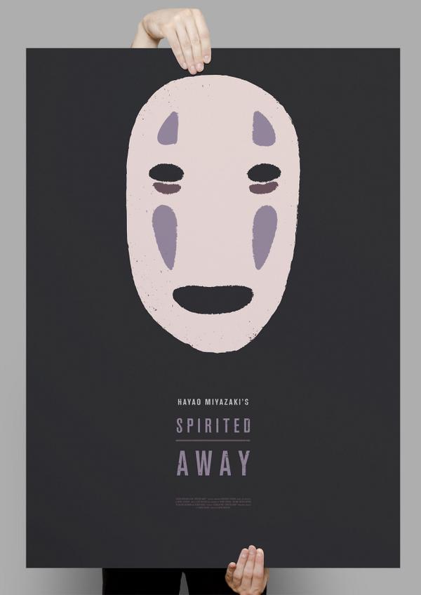 shopcrunchyau's tweet image. Very cool minimal poster designs for these #HayaoMiyazaki films by @GaussDesign. studioghibli.com.au #StudioGhibli