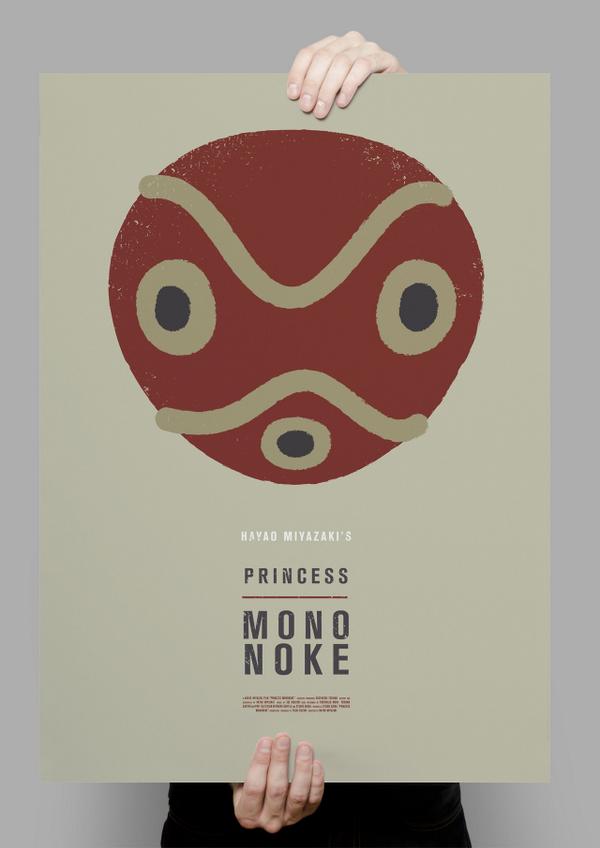 shopcrunchyau's tweet image. Very cool minimal poster designs for these #HayaoMiyazaki films by @GaussDesign. studioghibli.com.au #StudioGhibli