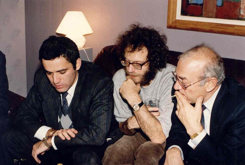 Happy 58th Birthday to GM Jon Speelman! Here Jon is sandwiched between Kasparov and Korchnoi.  