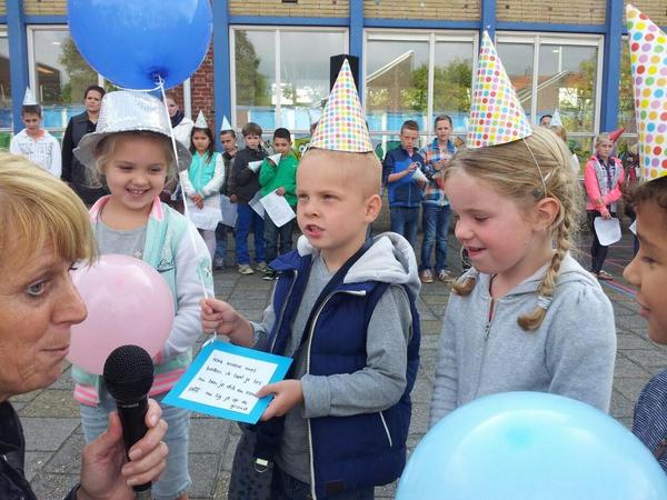 WSKOPiusX's tweet photo. ---opening kinderboekenweek thema feest!
---
Verzonden via WhatsApp http://t.co/UWGAXLC7Wf