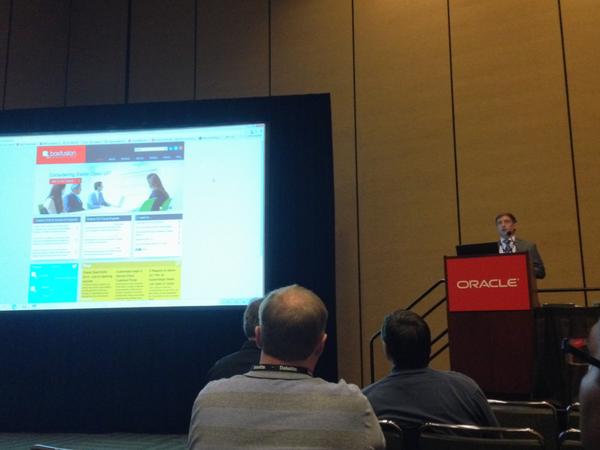 boxfusion's tweet image. Full house at #oow14 yesterday for Andy&apos;s session on #siebel #openUI and responsive web design.